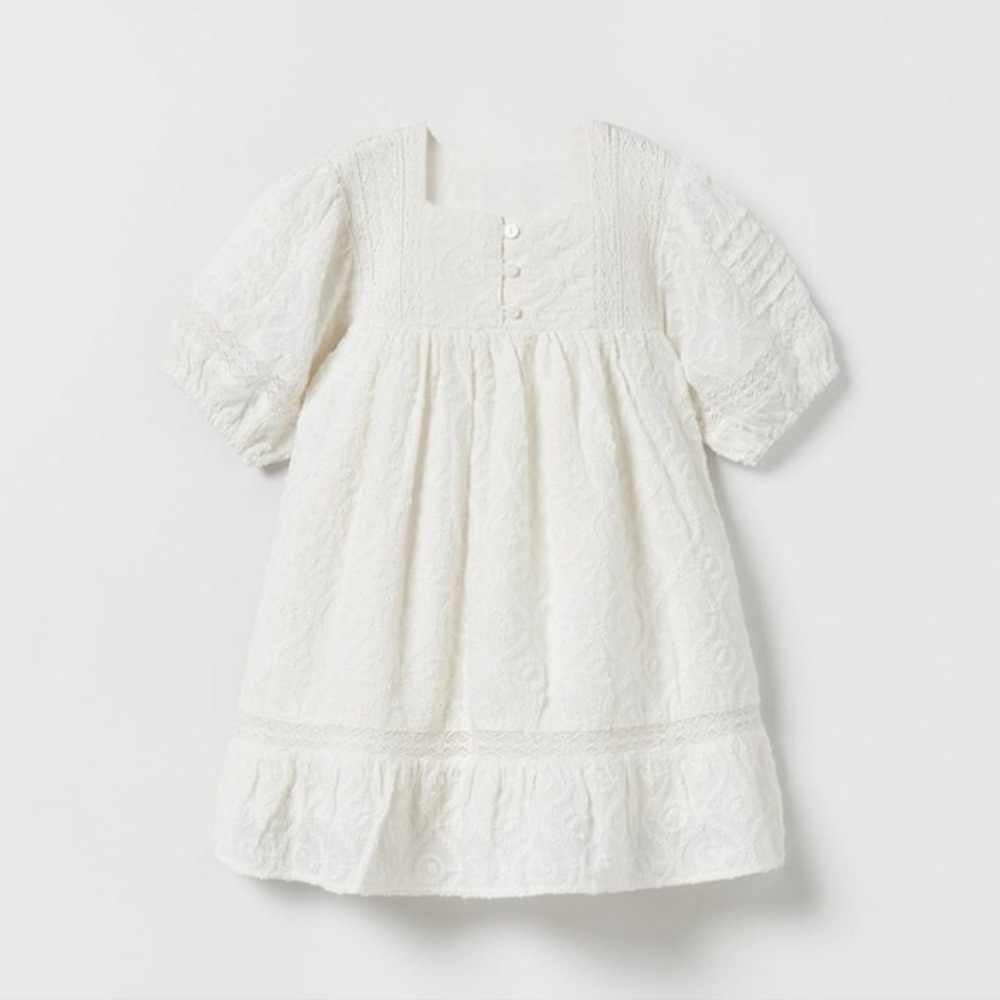 Zara White 4-5 Dress